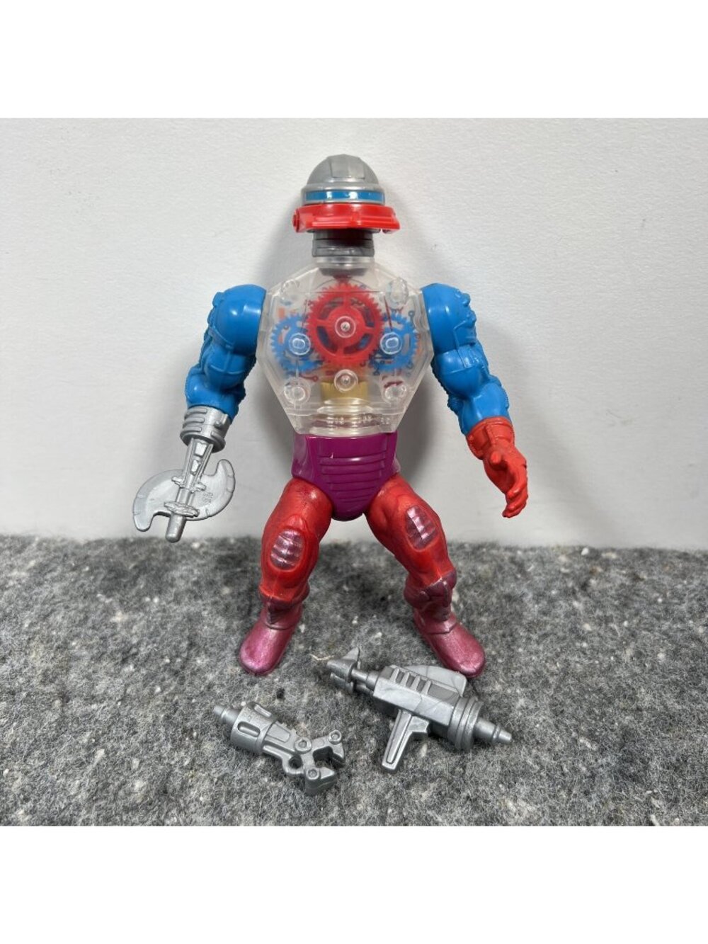 VTG Mattel MOTU 1985 HE-MAN Masters of the Universe  ROBOTO Figure 100% complete